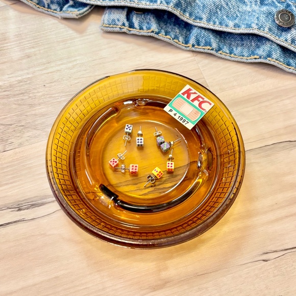 Vintage Dice Earrings 4 Pair Set Bundle 90s Y2K 2000s 00s - Picture 4 of 5